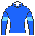 フィアスプライド号の馬主、ゴドルフィンの勝負服