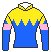 サウンドビバーチェ号の馬主、増田雄一の勝負服