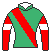 キングズソード号の馬主、ヒダカ・ブリーダーズ・ユニオンの勝負服