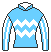 ノーブルロジャー号の馬主、ノルマンディーサラブレッドレーシングの勝負服