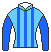 ララクリスティーヌ号の馬主、フジイ興産の勝負服