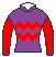 サペラヴィ号の馬主、伊達敏明の勝負服