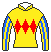 ジェミニキング号の馬主、三宅勝俊の勝負服