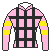 インビンシブルパパ号の馬主、迫田三果子の勝負服