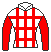 キタウイング号の馬主、ミルファームの勝負服