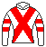 オオバンブルマイ号の馬主、岡浩二の勝負服